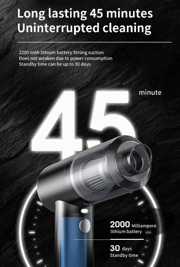 Portable Wireless Vacuum Cleaner